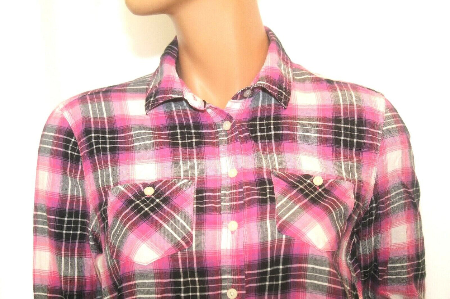 *NEW* Aeropostale Eighty-Seven Multicolor Plaid Shirt Size Medium