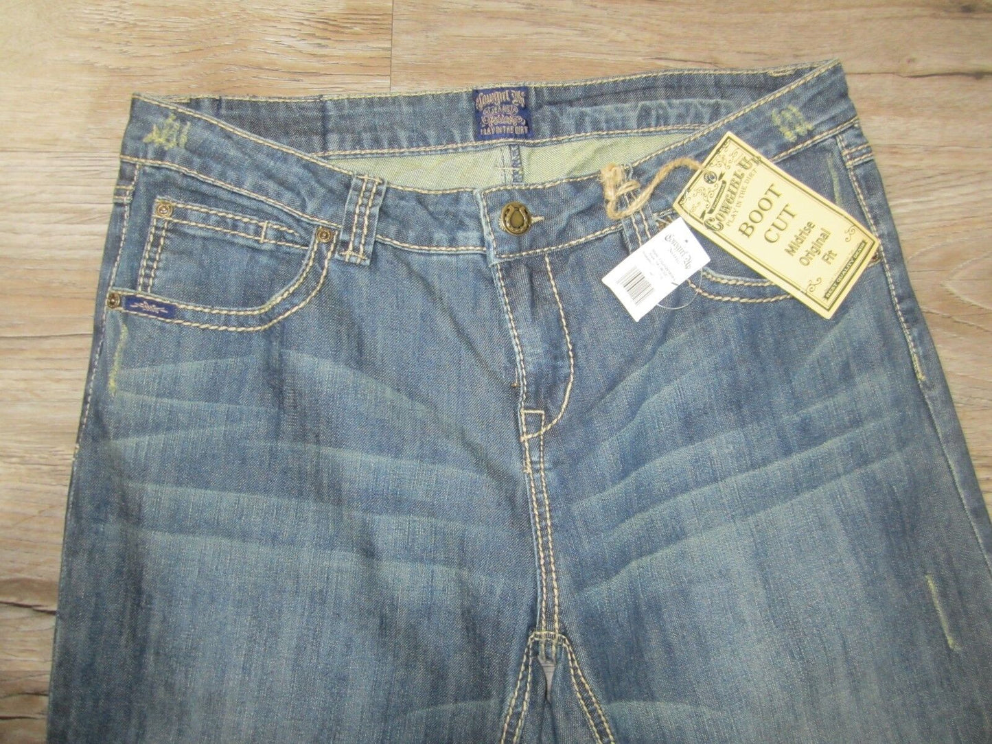 NWT COWGIRL UP Empress Jean BOOT CUT JEANS~SZ 14 x 33
