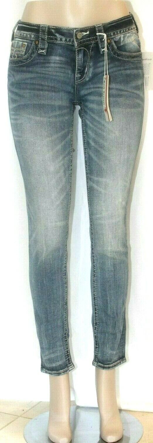 *NWT* $149. Rock Revival Alivia  Skinny Women's Jeans Size W27 x L29