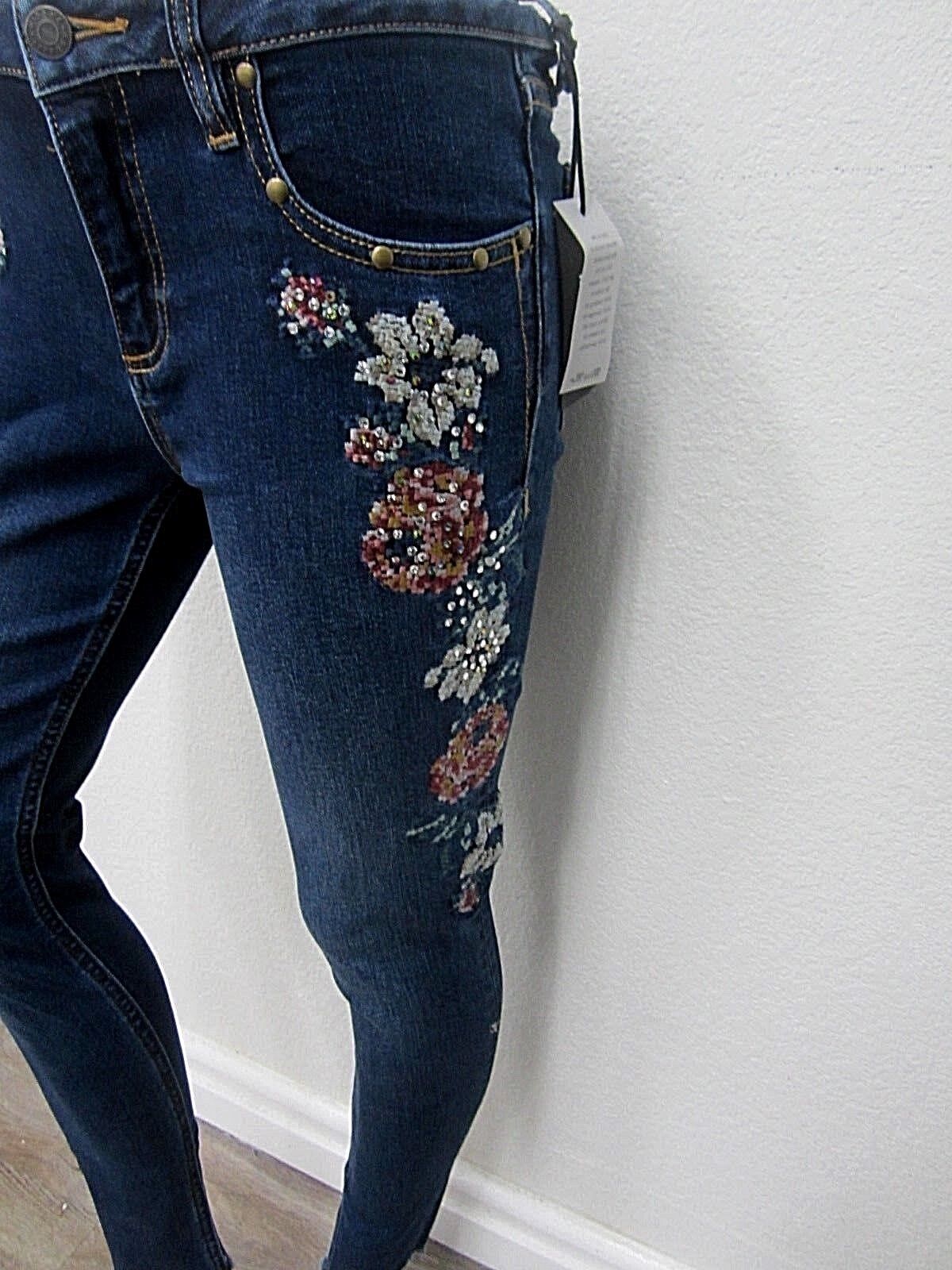 NWT  MISS ME JEANS WITH TAG M2029AK ANKLE SKINNY MID RISE SIZE 30 X 27