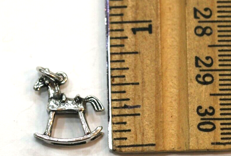 *RETIRED* James Avery Sterling Silver 3D Child's Rocking Horse Charm