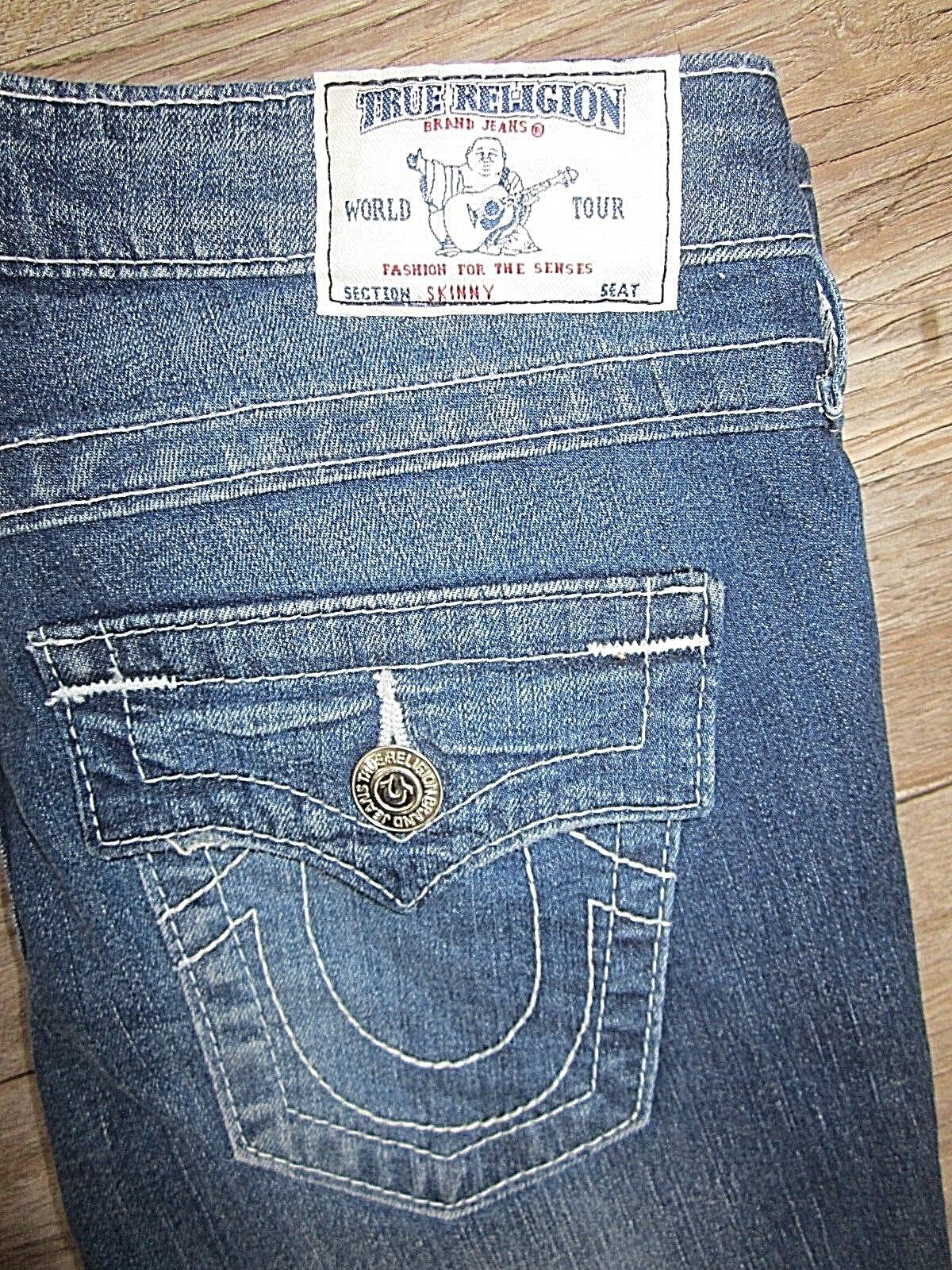 AUTHENTIC True Religion Preowned NICE Womens True Religion Skinny Jeans 25 X 32