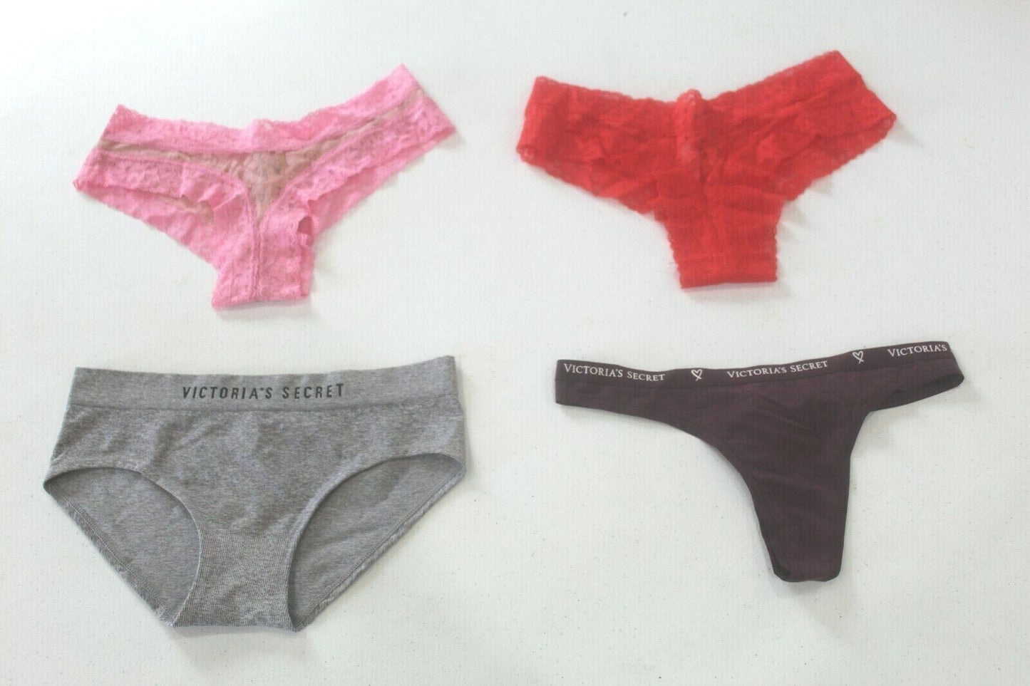 ♡  **NWT**  Lot of Four Random Victoria's Secret Panties Size - Small  ♡