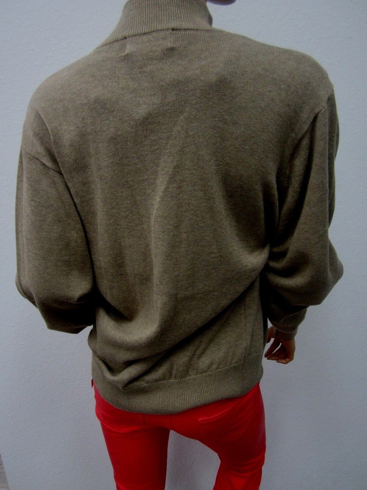 NWT Southern Point Co. Brown 1/4 Zip Tech Pullover Sweater Womens S Small