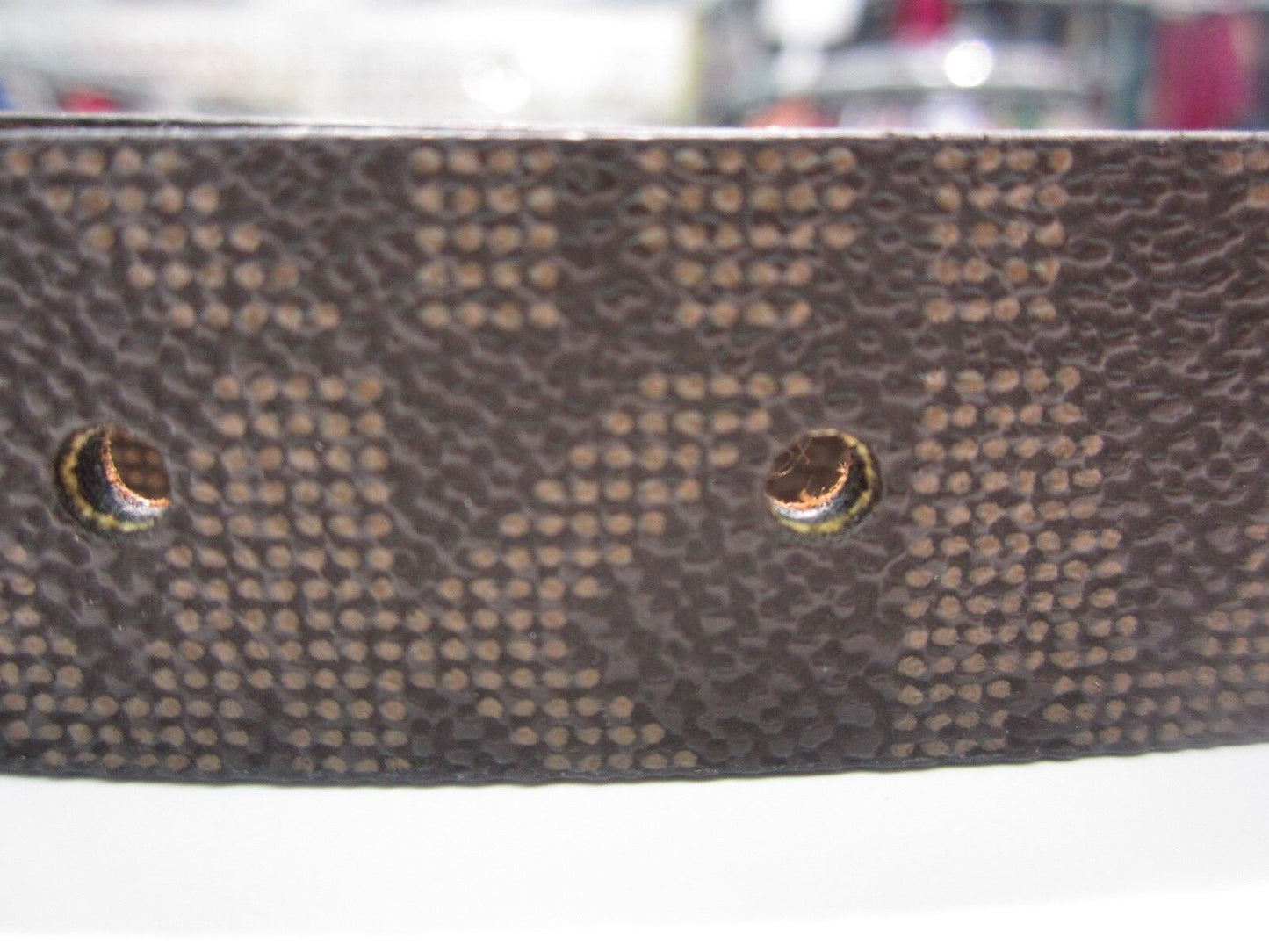 New Michael Kors MK Logo 7/8" Width Belt  Brown XL 42.5"