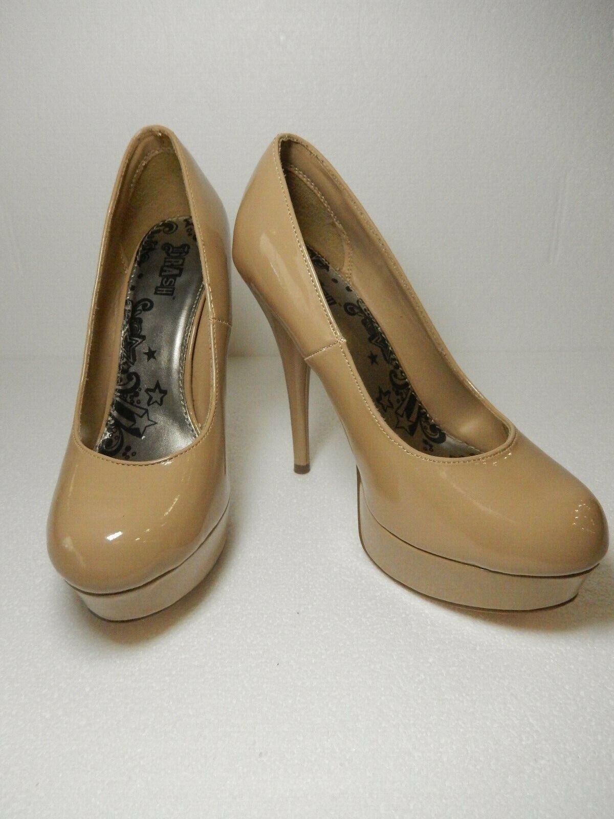 *NEW* Brash Heels Patent Leather Platform  Size 7 with 5-1/4" Stiletto Heels