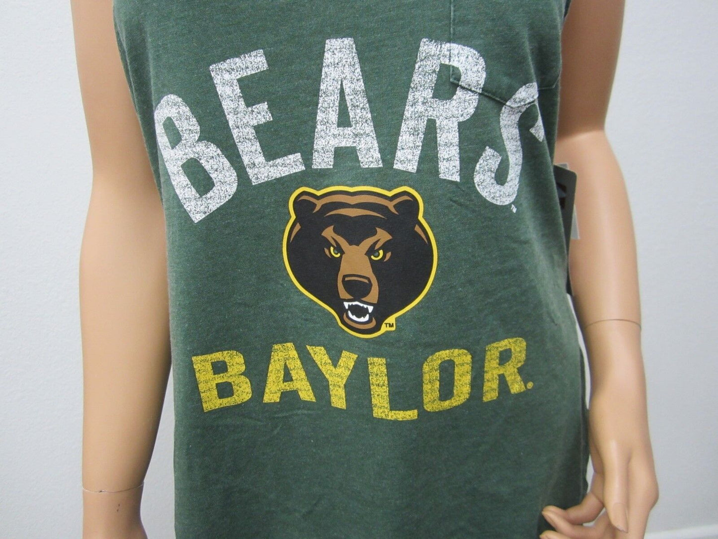 NWT Baylor University Bears Women's Tank Top  Green Size L