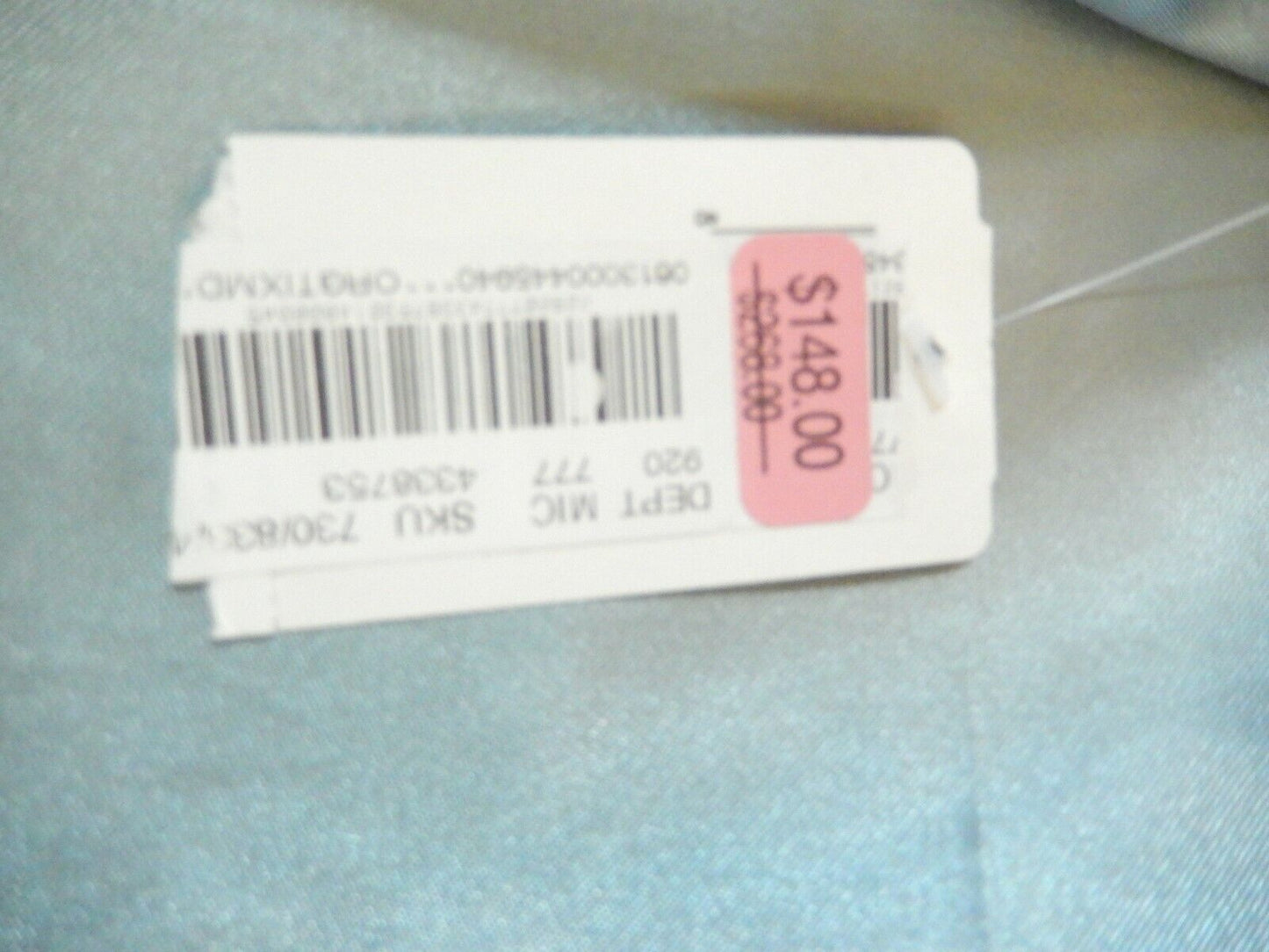 NWT $268 KAREN KANE Lt Blue Suede Serenity Dropped Collar Designer Jacket Sz M