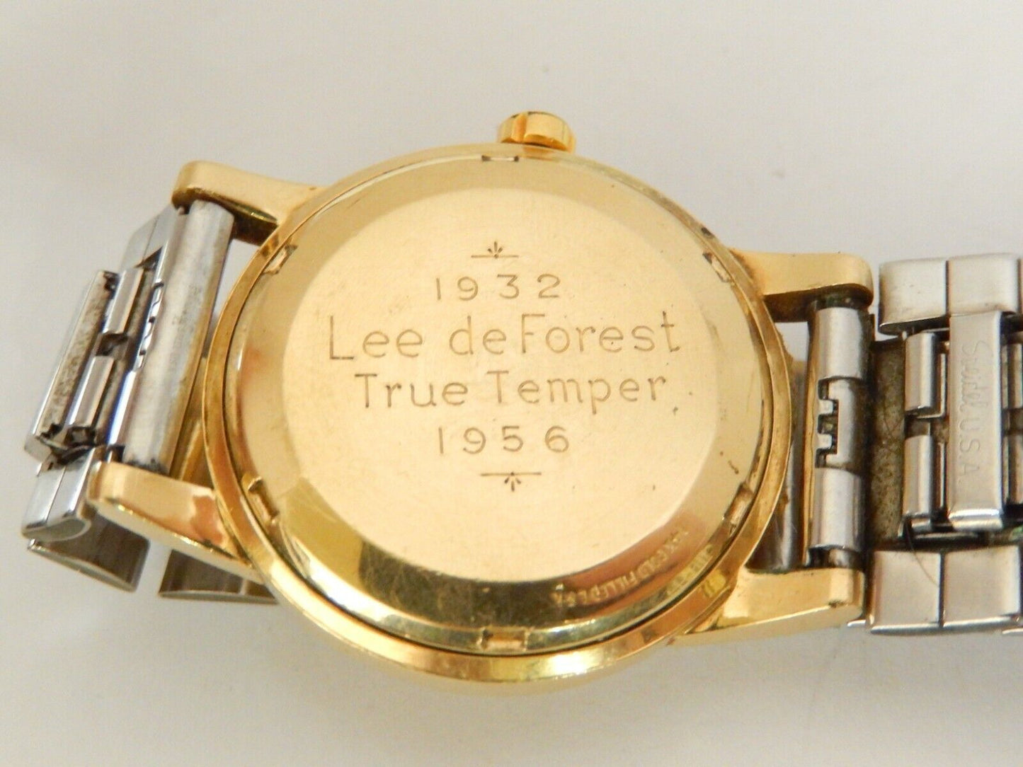 1956 Omega 14K GF Automatic Seamaster Watch With 344 Bumper Movement Model F6249