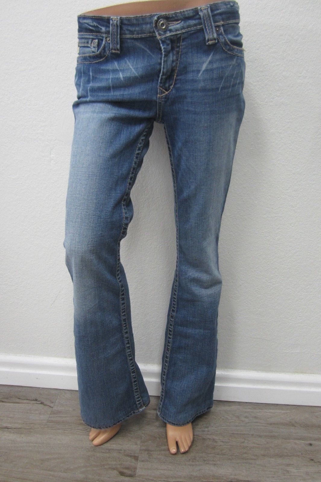 *NICE*  Big Star Maddie Mid Rise Fit Blue Jeans Womens Size W27 x L32