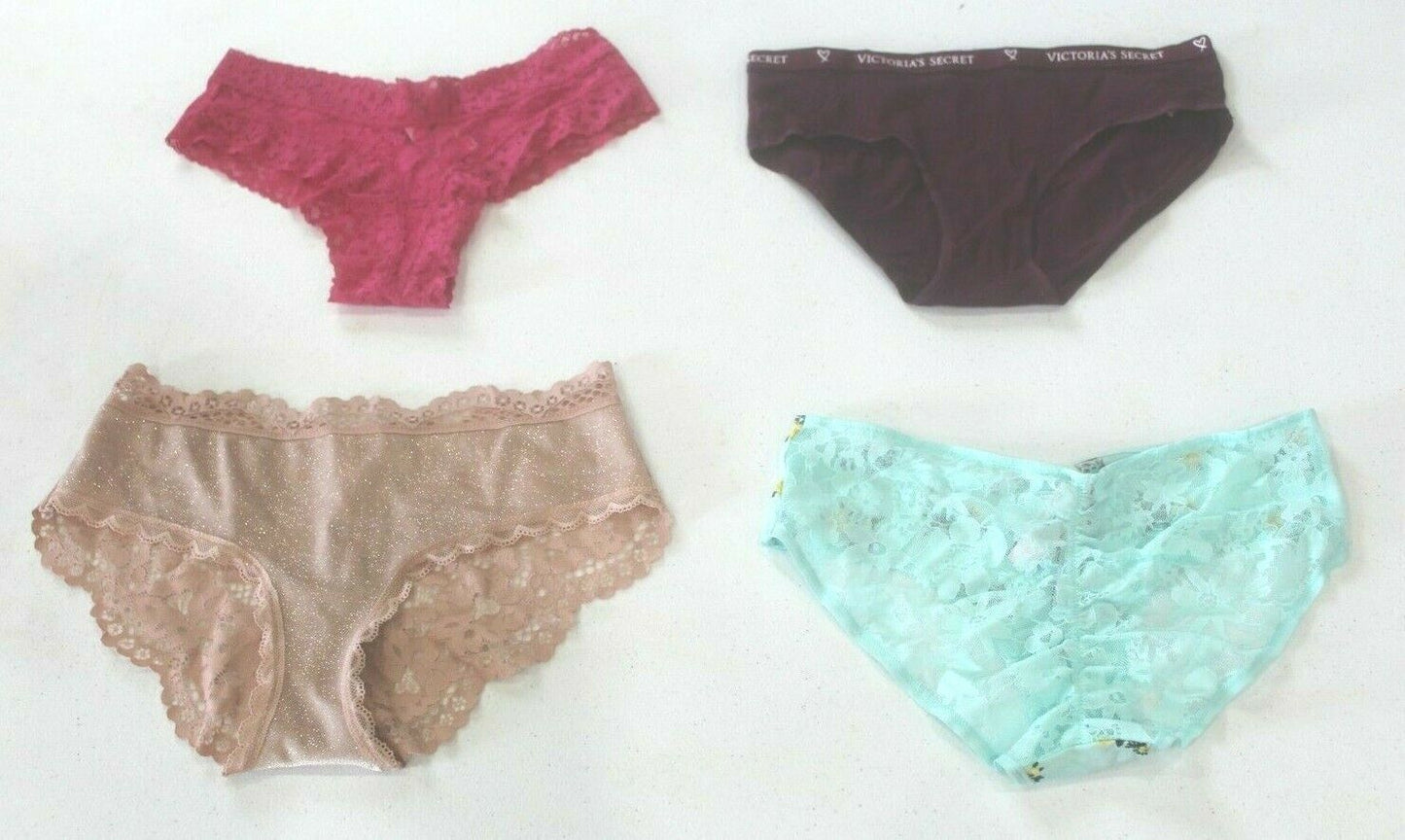 ♡  **NWT**  Lot of Four Random Victoria's Secret Panties Size - Small  ♡