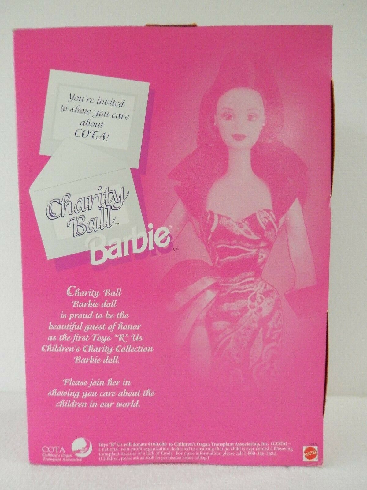 Children’s Charity Ball Barbie Doll COTA Benefit Special Edition 1997 Mattel