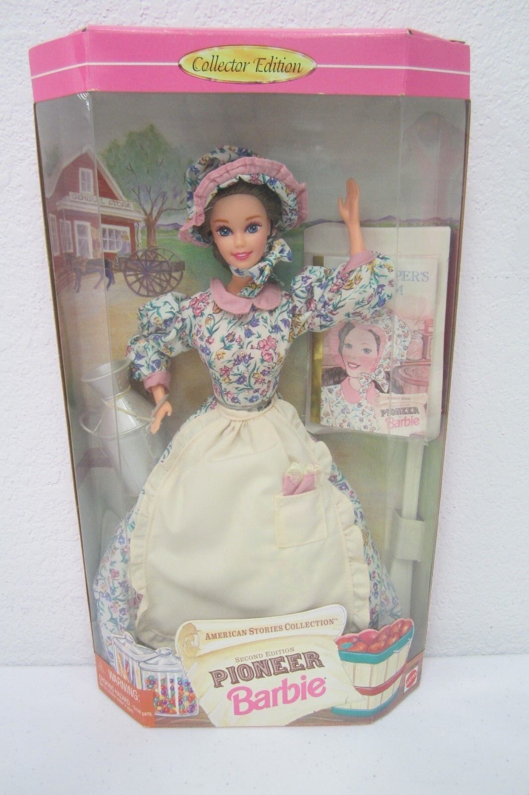 Vintage 1995 American Stories Collection 2nd Edition Pioneer Barbie #14756 NIB