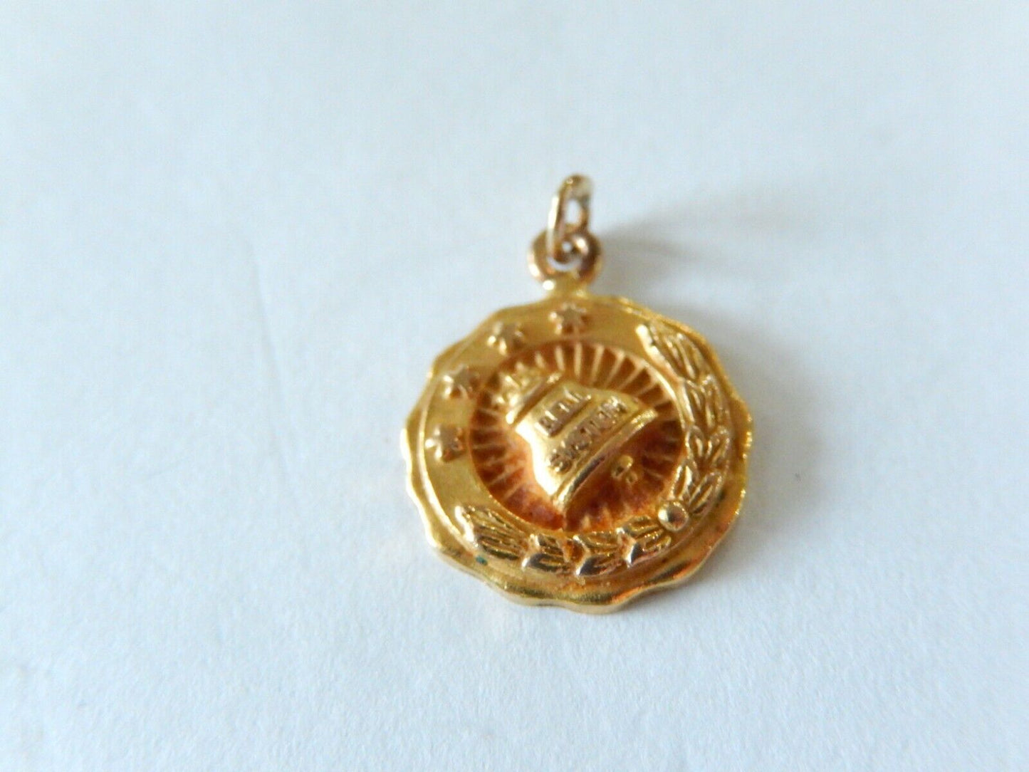 *VINTAGE* 10K Yellow Gold  Bell Telephone  Pendant  / Charm