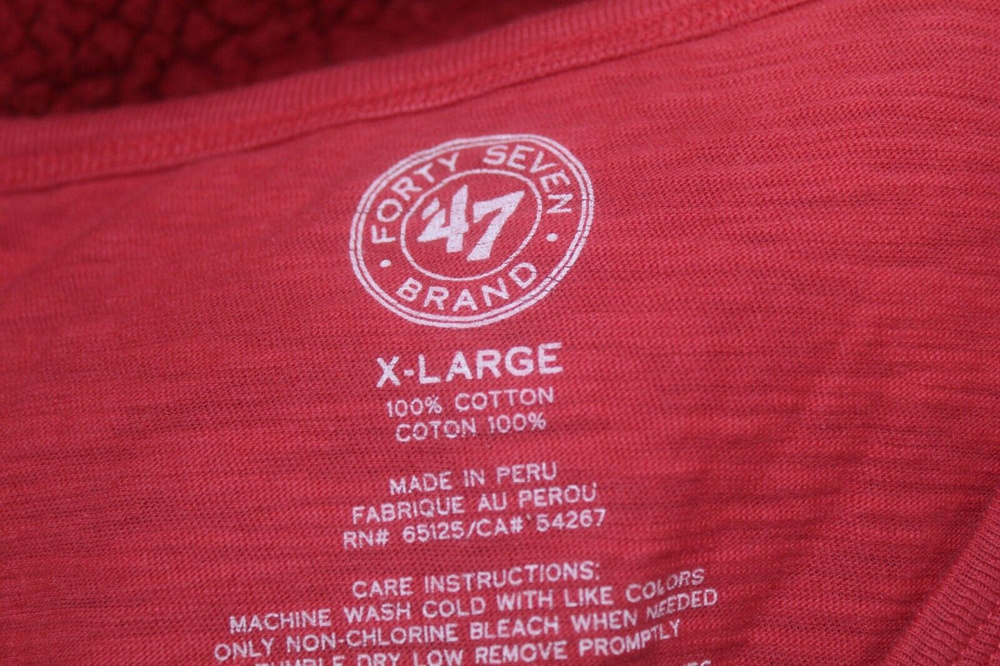Women's  Forty Seven Brand Texas Rangers Logo MLB  Baseball T-Shirt Sz XL