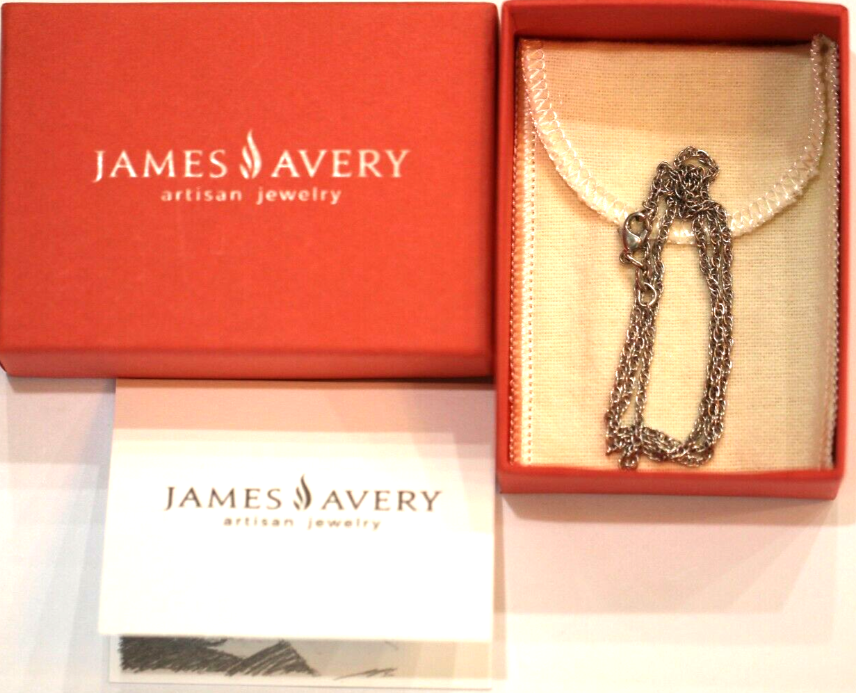 James Avery Sterling Silver Light Rope 16" Chain Necklace