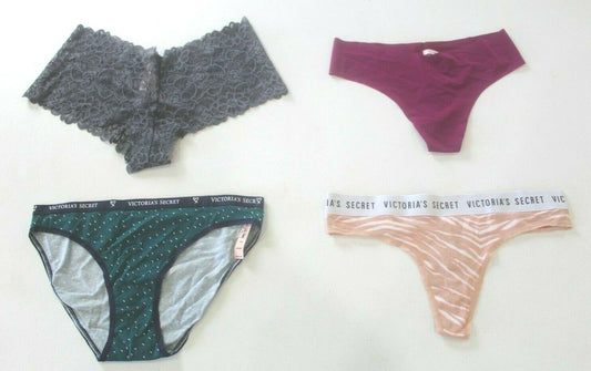 ♡  **NWT**  Lot of Four Random Victoria's Secret Panties Size - Medium  ♡