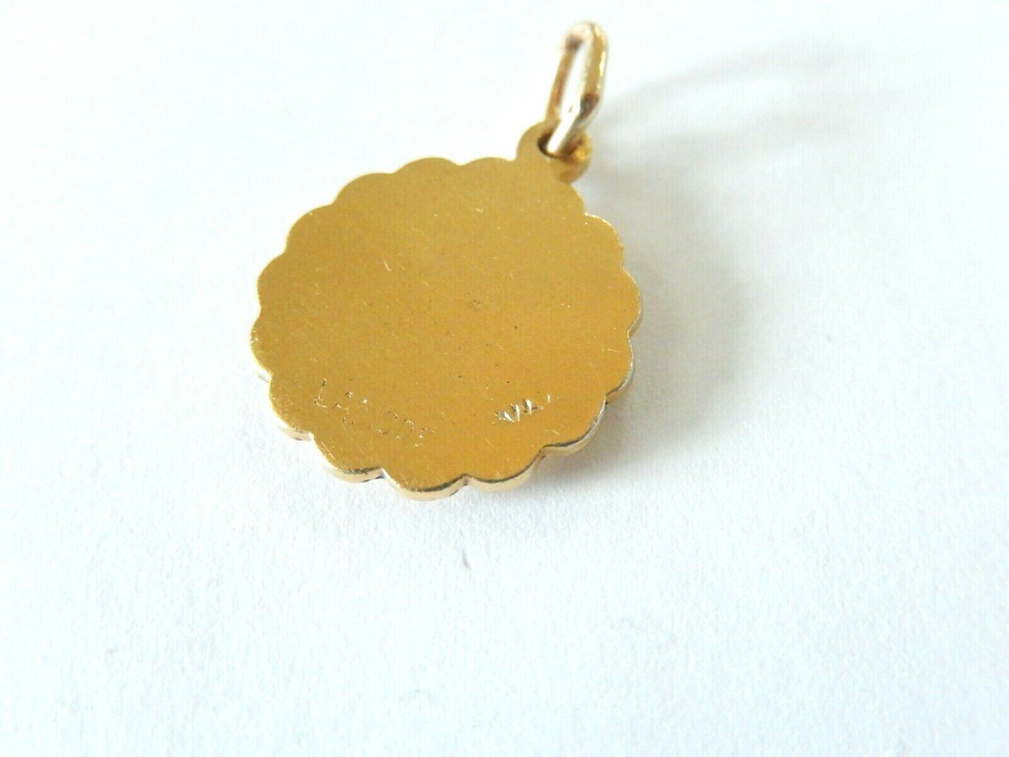 *VINTAGE* 14K Yellow Gold Telephone Pioneers of America Pendant  / Charm
