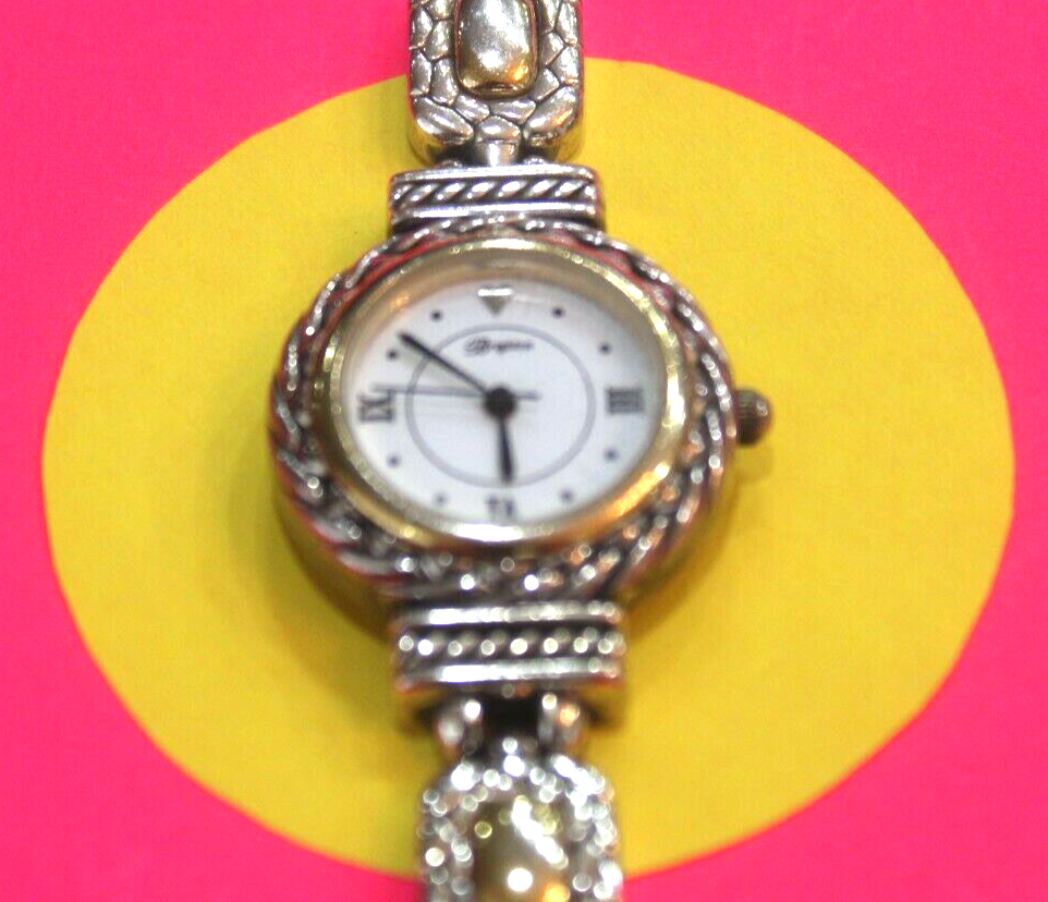 RETIRED BRIGHTON Ladies NANTUCKET Gold & Silvertone Watch New Battery