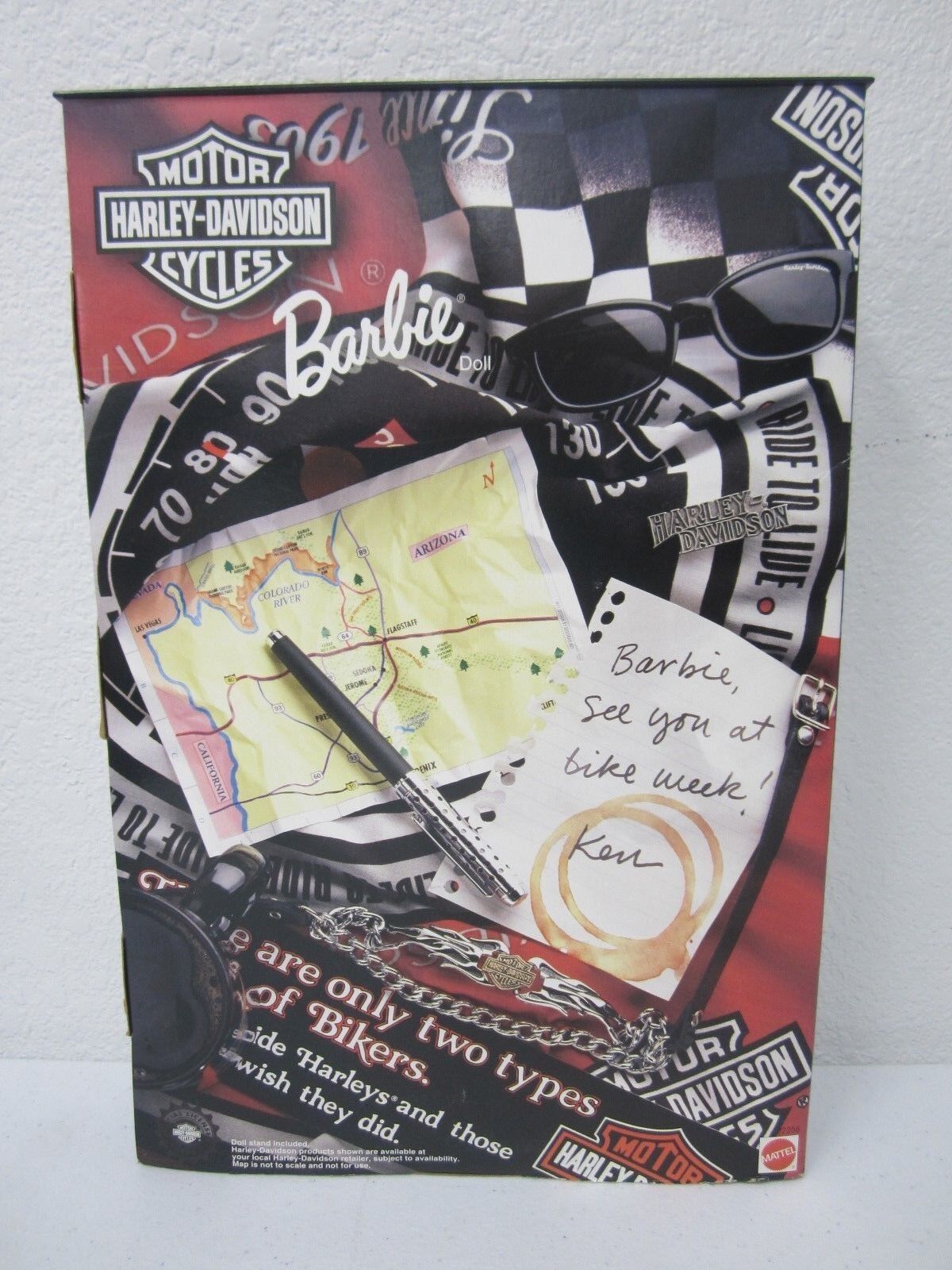 NRFB Harley-Davidson Mattel 22256 Barbie , 1998, HD Part# 99700-00V MINT