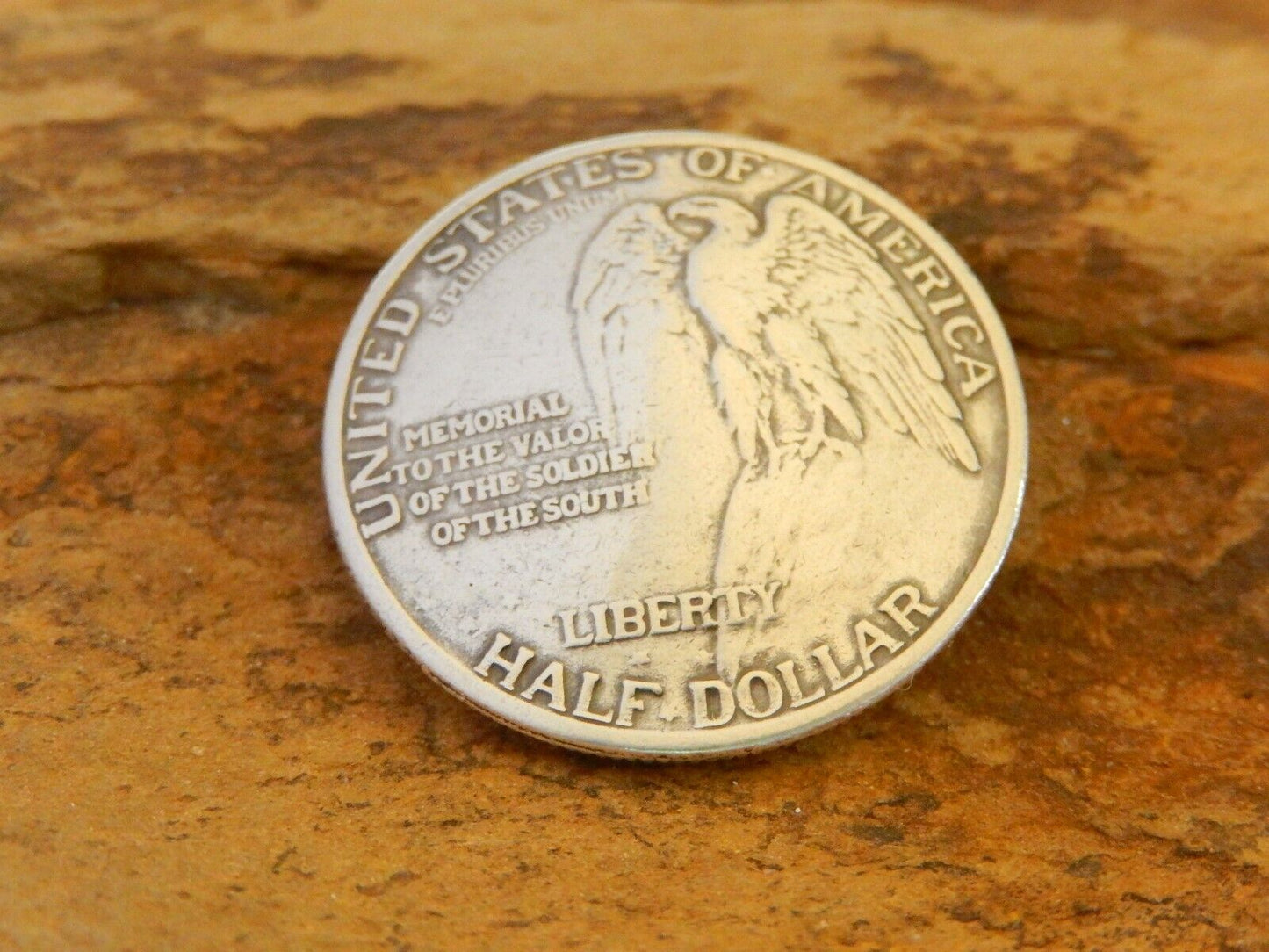 6 PCS STONE MOUNTAIN JACKSON LEE REPRODUCTION HALF DOLLAR COIN CONCHO 1 1/4 INCH