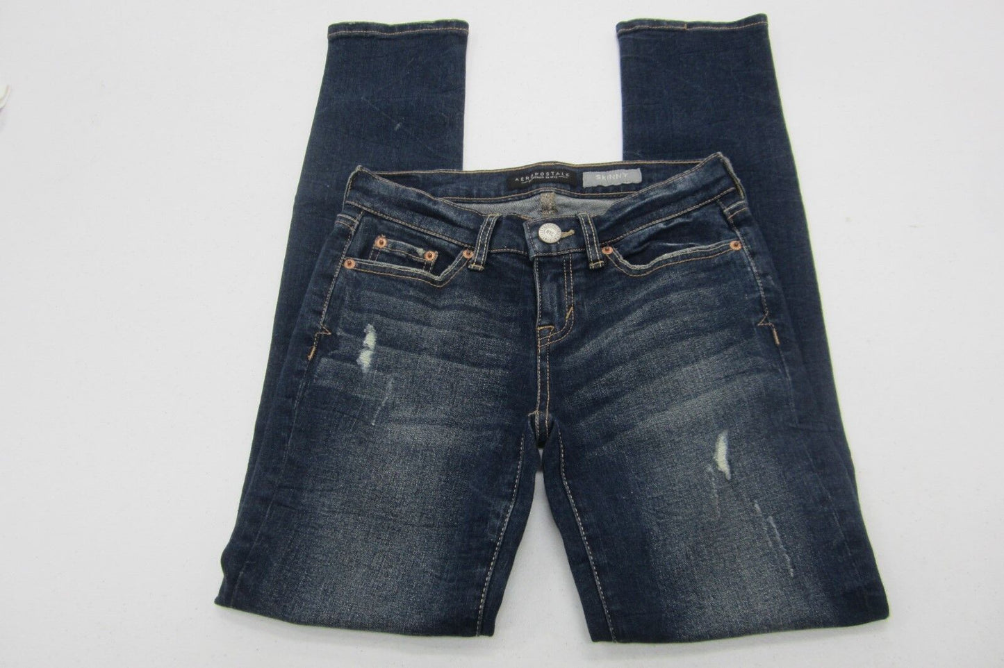 NWOT Aeropostale Size 00 X 29 Jeggings Denim Cotton Womens Jeans Low Rise Skinny