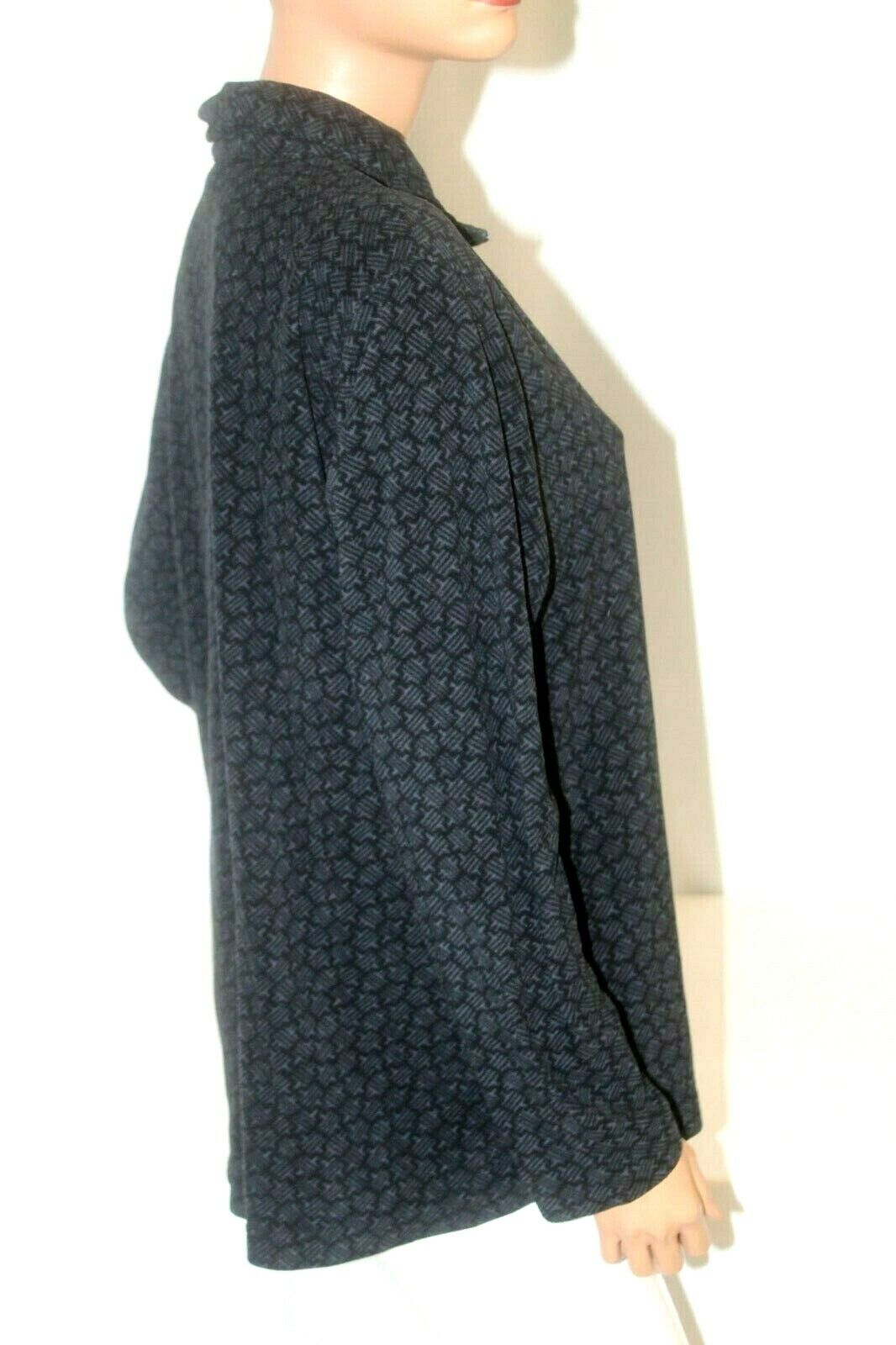 Columbia Women's Black/Gray Super Soft Fleece Sweater 1/4 Zip Up Jacket Sz 1X
