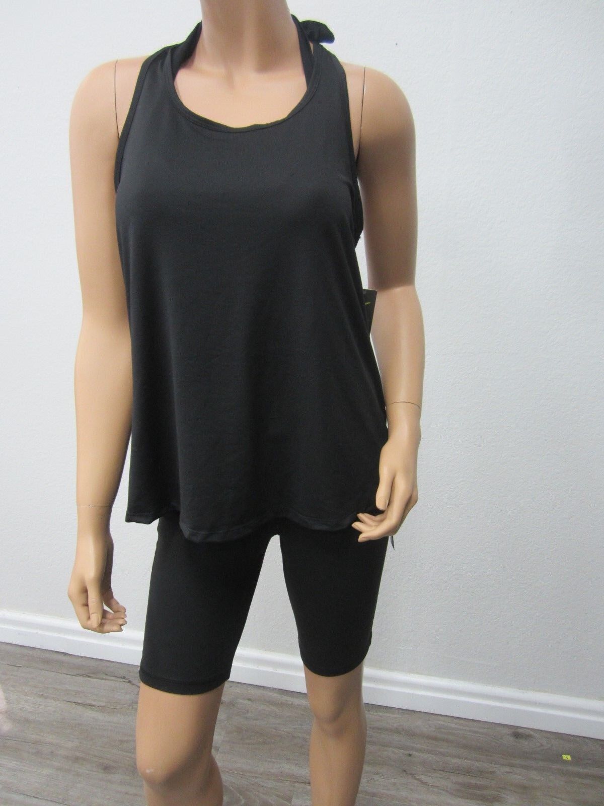 Old Navy Black Active Go Dry Shorts & Sports Top Athletic Set. Size S/P. 