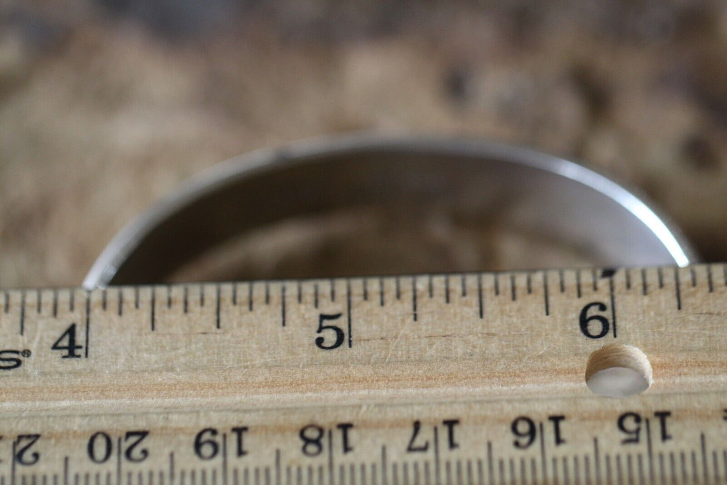 *VINT* Native American Navajo Sterling Silver Handmade Cuff Bracelet * Tom Hawk*