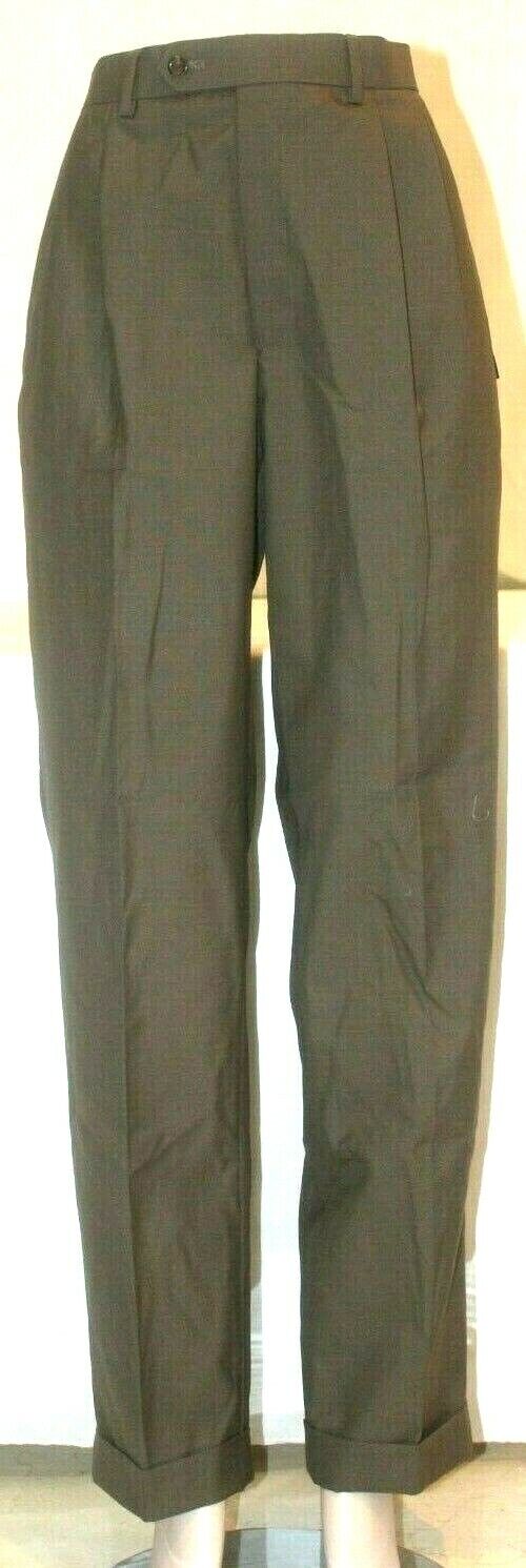 *NWT* $120. Lauren Ralph Lauren Total Comfort Trousers 100%Wool Pants Sz 34 x 32