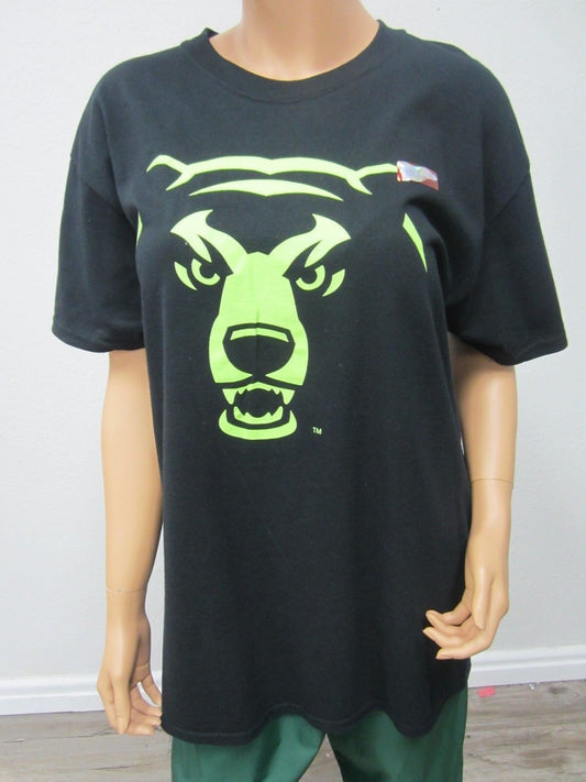 NWT Baylor University Gildan Unisex T Shirt Solid 100% Cotton Short Sleeve Sz L