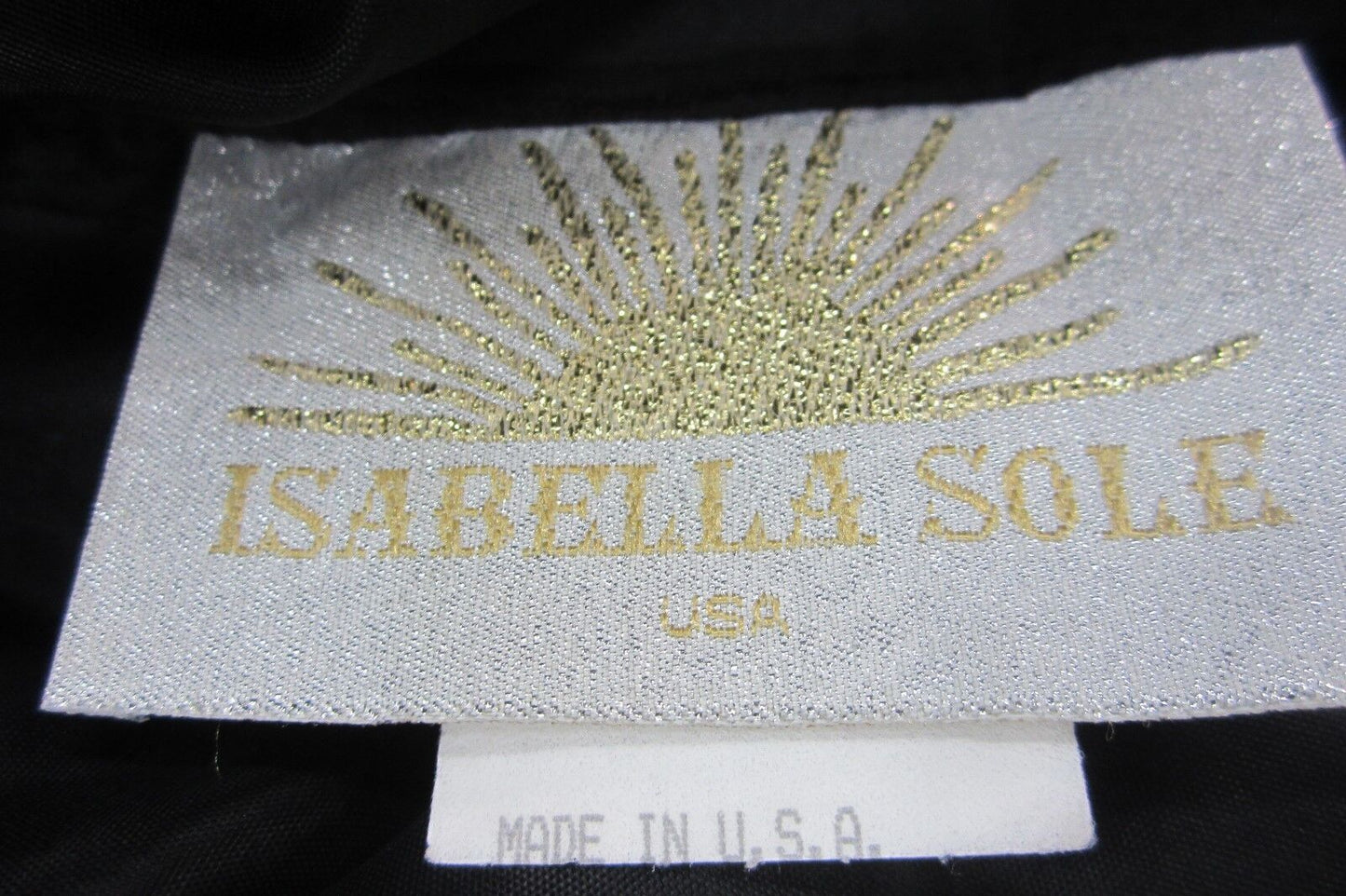 ISABELLA SOLE   Woman's Real Black Genuine Leather Pants Size 8 x 30"L
