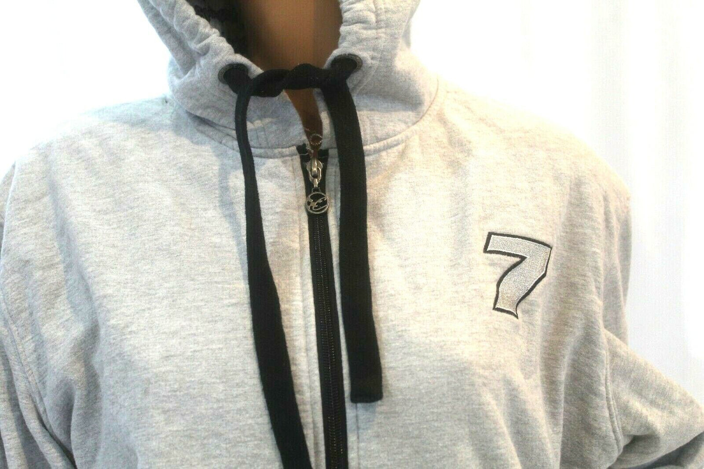 DANICA PATRICH #7 Chase Authentics Nascar Full Zip Hoodie Womens Speed Diva SzXL