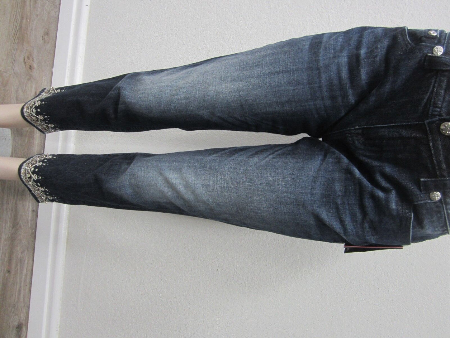 NWT WOMEN'S MISS ME JEANS SIGNATURE ANKLE SKINNY JP 8757AK INSEAM W31 X L27