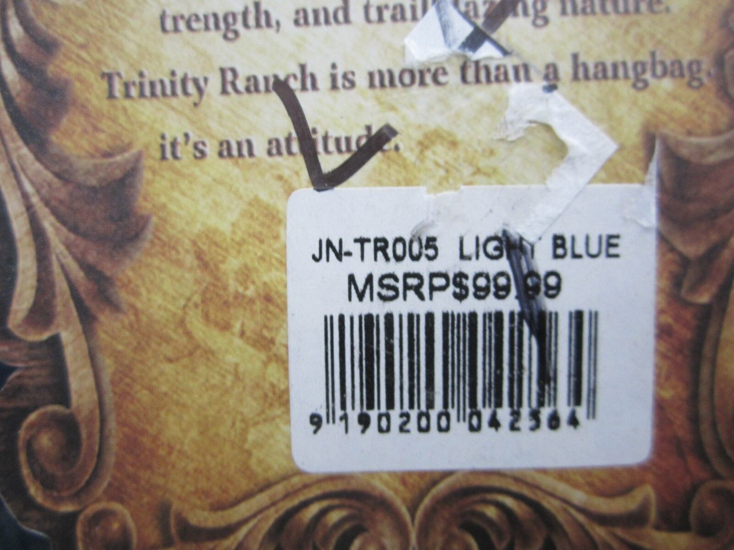 NWT Montana West Trinity Ranch Boot Cut Jeans Blue New Western Cowgirl 34 X35