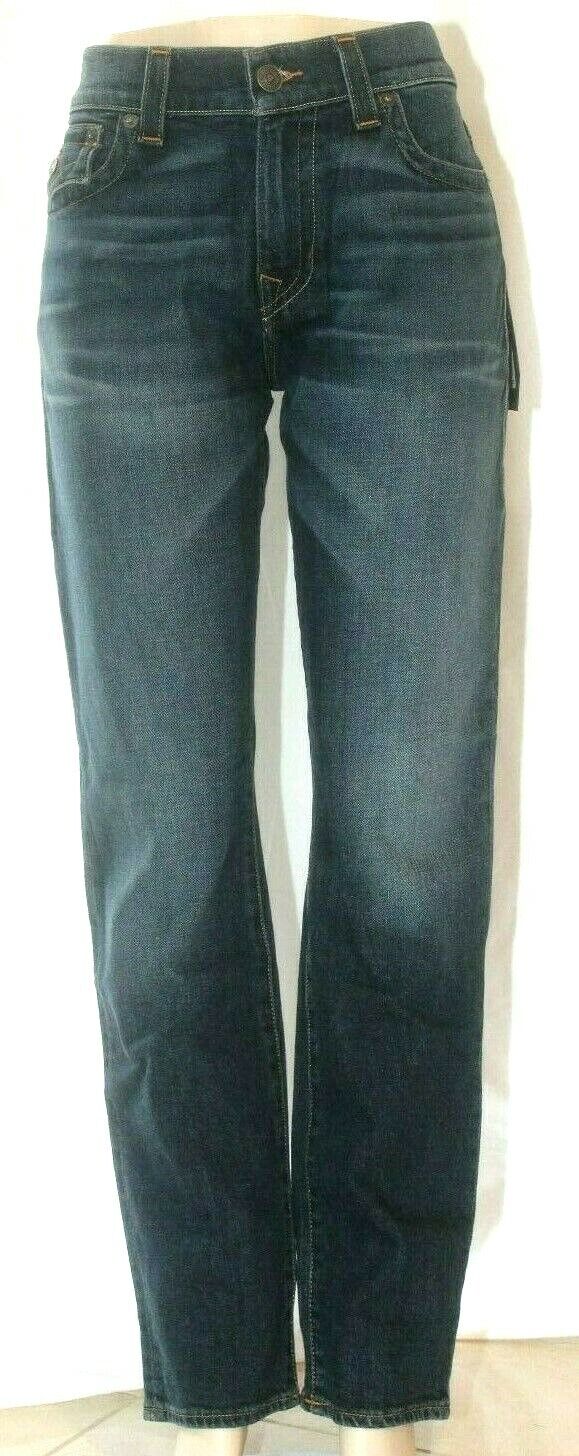 *NWT* True Religion Mens Geno Relaxed Slim Jeans W/ Back Flap Pockets W32 x L32