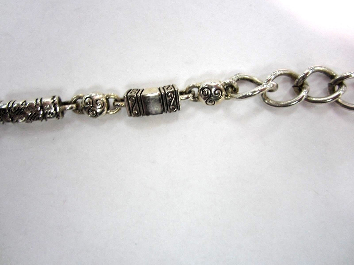RETIRED Women's BRIGHTON Decorative SilvertoneWatch MARRAKESH With Toggle Clasp