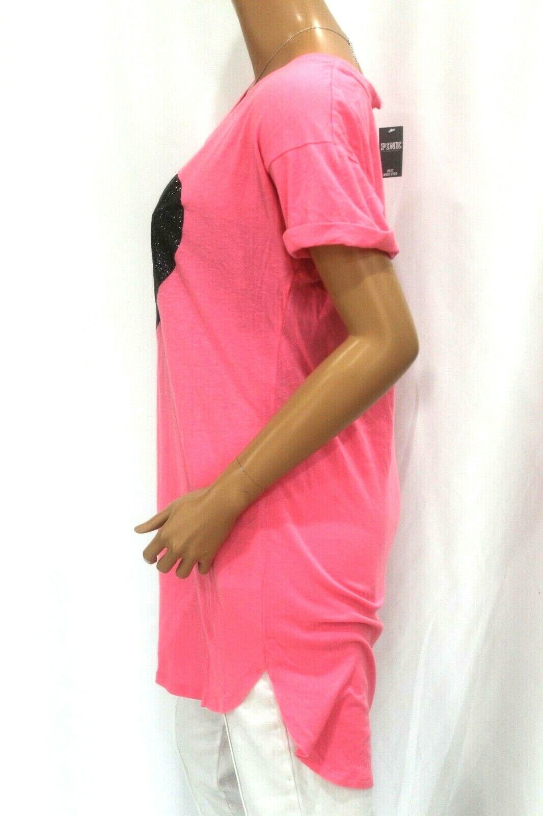 *NWT* Victoria's Secret Angel "Come Back To Bed" Short Sleeve Sleep Tee Pink M