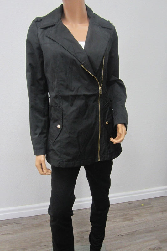 *NWT* $89 - MARC NEW YORK Andrew Marc  Women's Sexy Black Zip Up Coat Sz Small