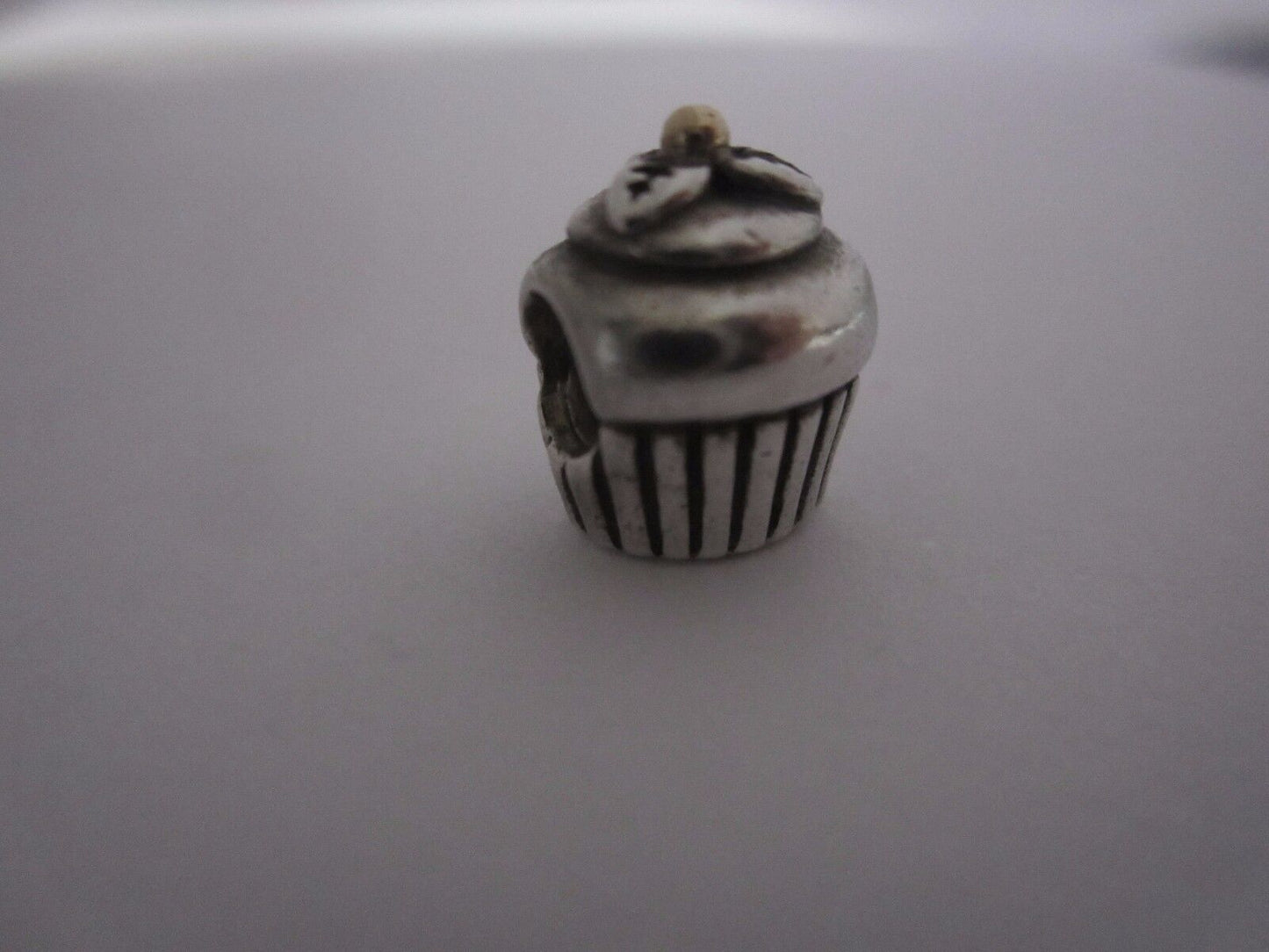 Authentic PANDORA Sterling Silver Cupcake Charm 790417