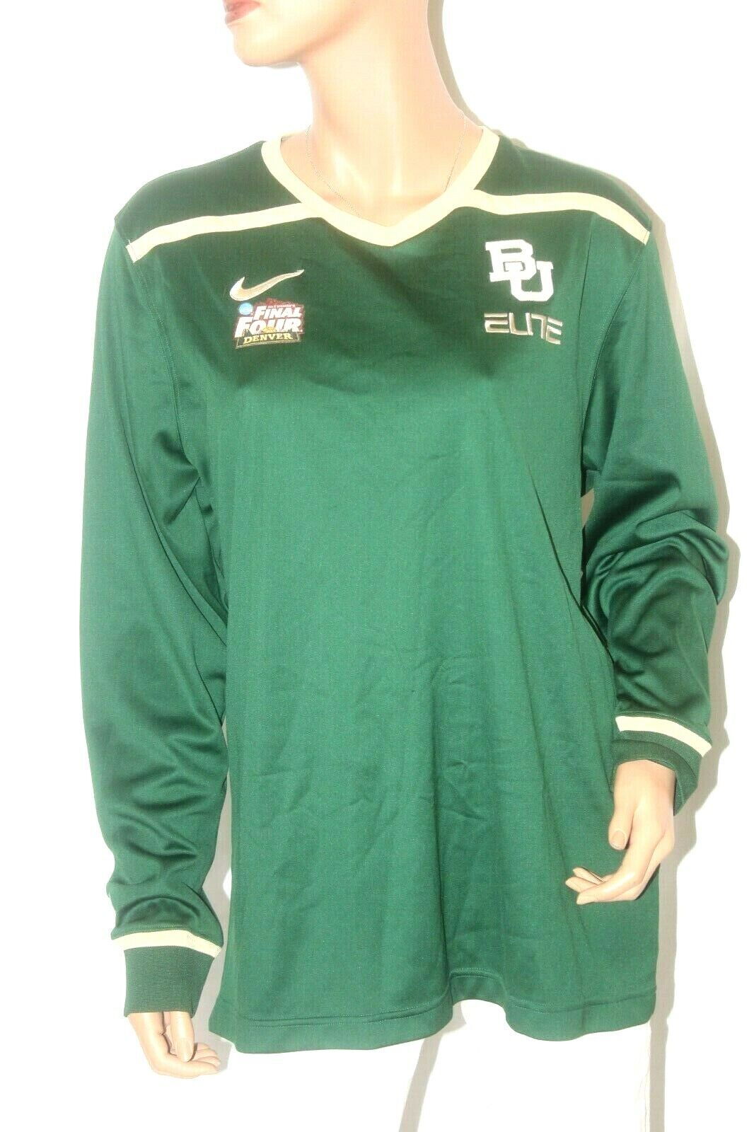 *RARE* 2012 Nat. Champ. Baylor #20 Nike Elite NCAA BB Final 4 Warm Up Jacket LG