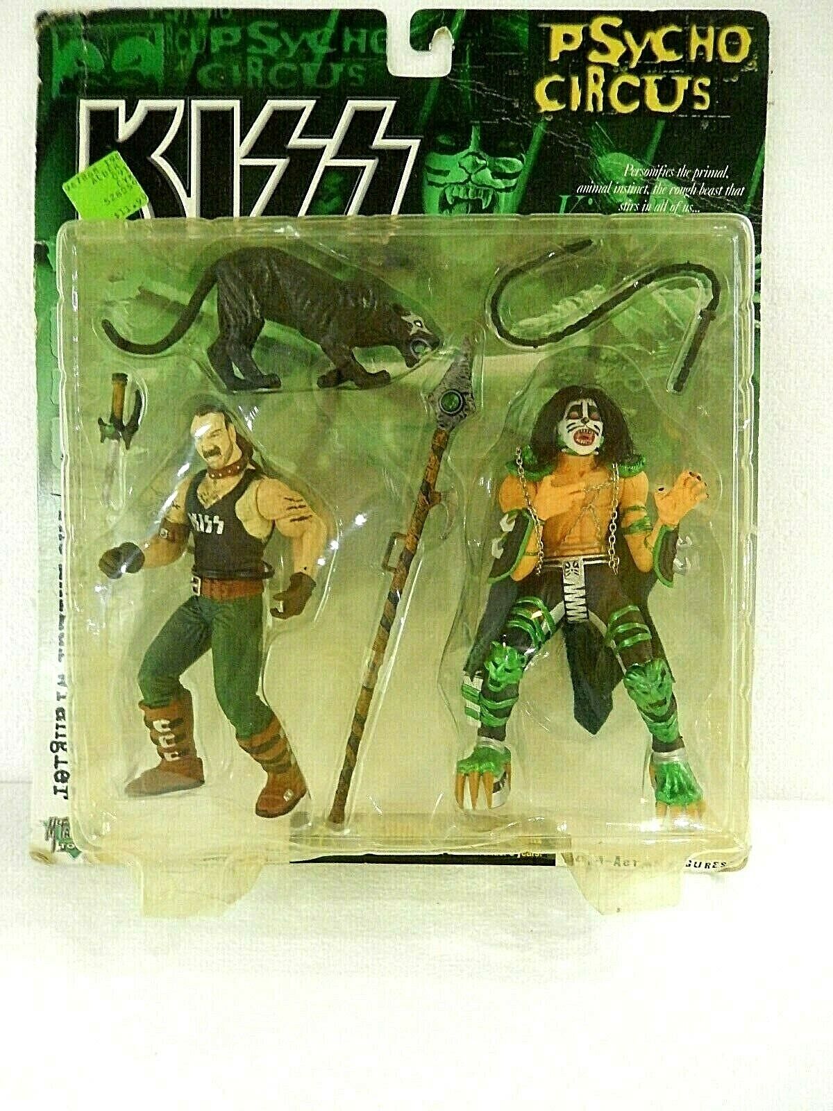 1998 MCFARLANE KISS PSYCHO CIRCUS PETER CRISS & ANIMAL WRANGLER ACTION FIGURE 