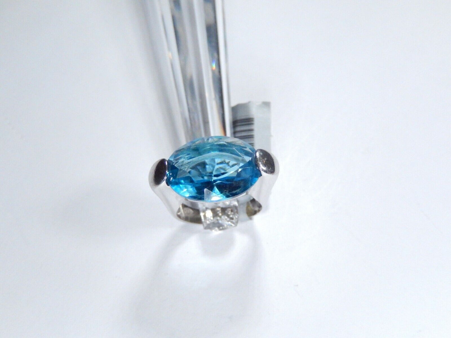 10.00 CT LONDON BLUE TOPAZ 925 STERLING SILVER MODERN STATEMENT RING UNISEX SZ 5