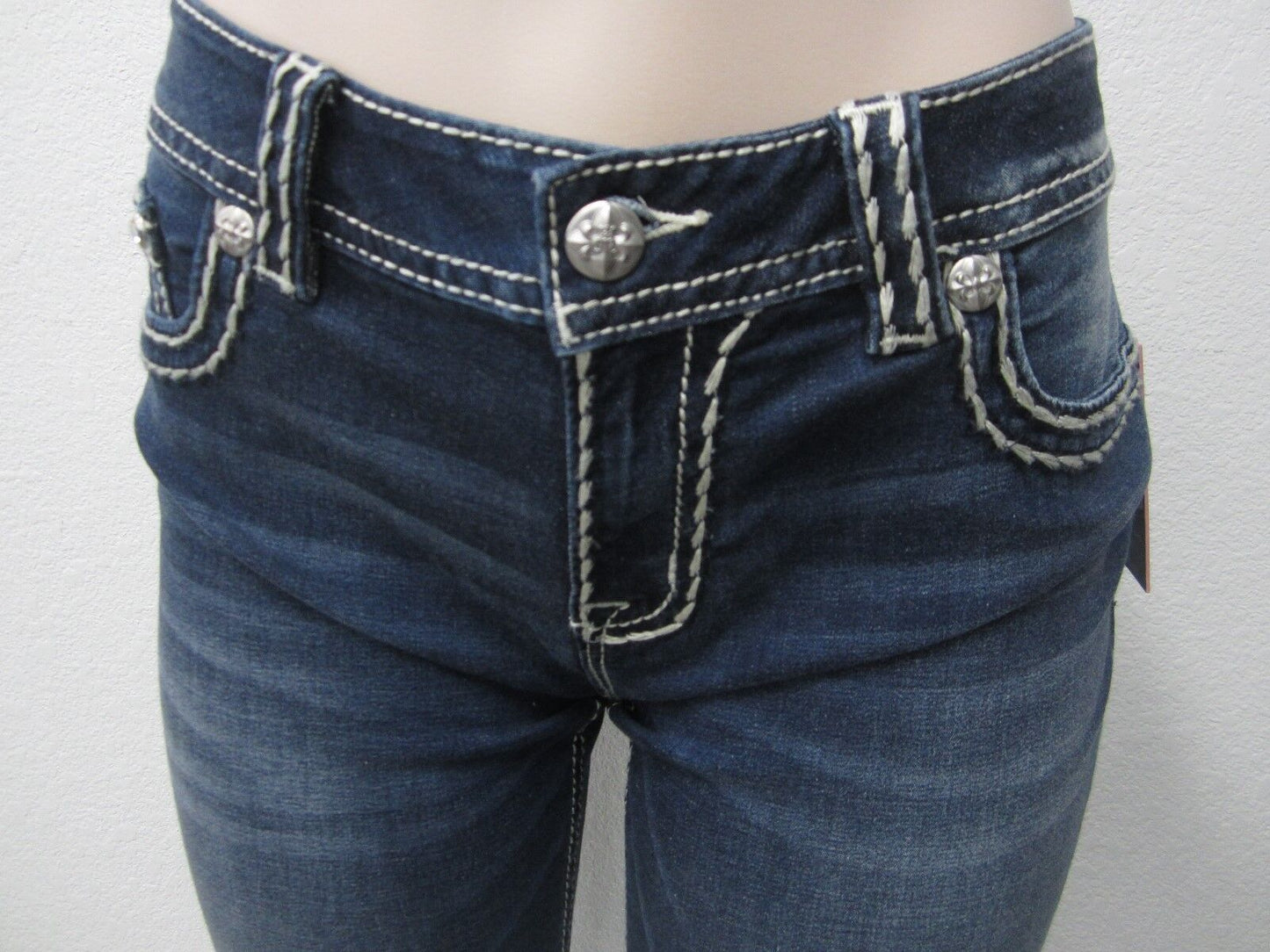 NWT Miss Me - Womens Mid-Rise Super Skinny Jeans MS5012G20  Size W27 X L30