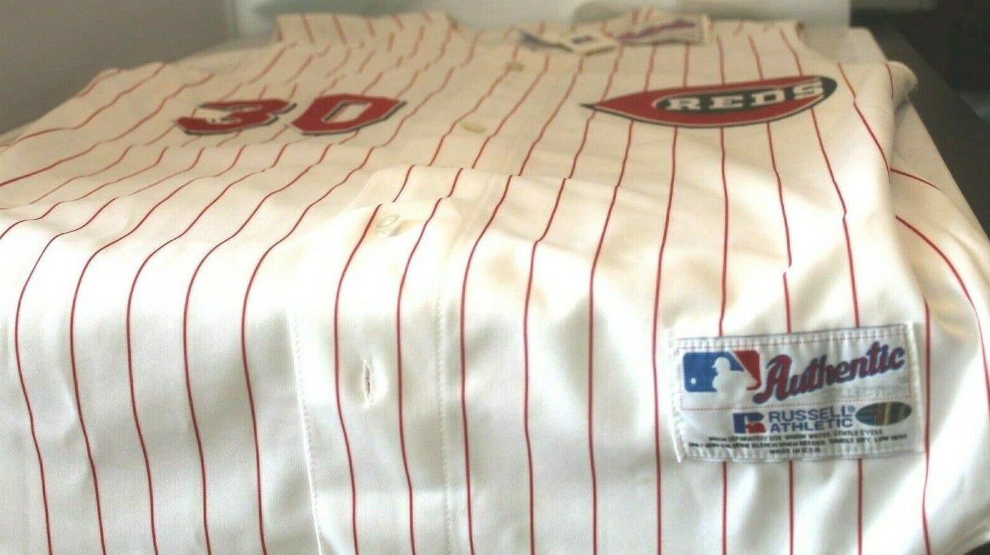 Ken Griffey Jr. Autographed Signed Cincinnati Reds Russell Authentic  Jersey