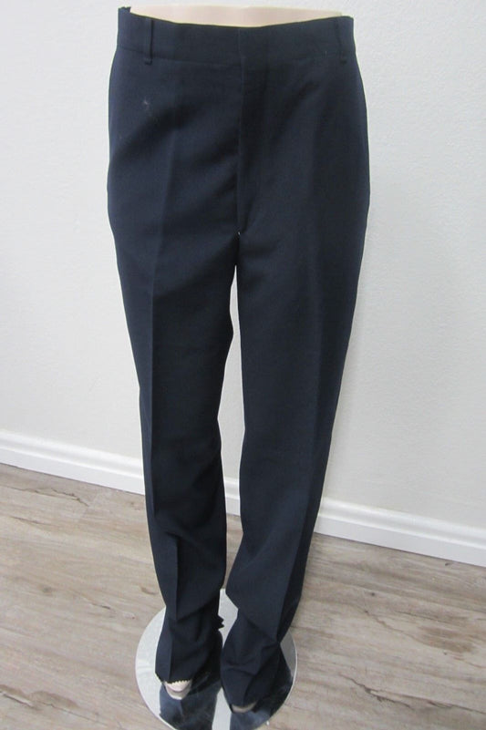 NWT $85 Mens Austin Reed Navy Flat Front Dress Pants Work Slacks Size W36 x L37