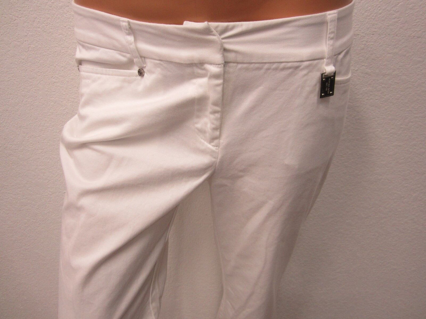 VERY NICE Michael Kors Womens Pants White Bootcut Gramercy Fit Size 4 x 31"L