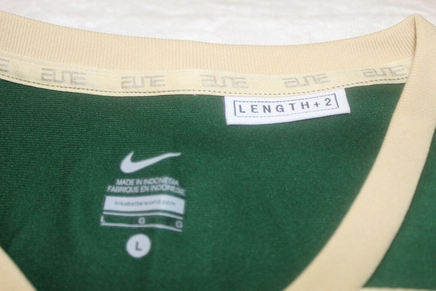 *RARE* 2012 Nat. Champ. Baylor #20 Nike Elite NCAA Basketball Warm Up Jacket LG