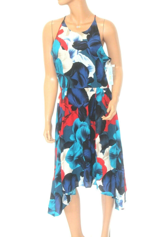 *NWT* $148. Antonio Melani Flora Printed Silk Dress  Size 6