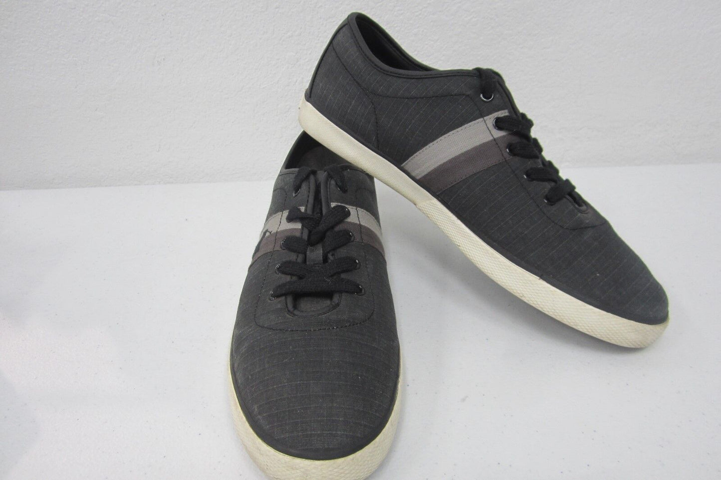 *NICE* Polo Ralph Lauren Men's Halford Fashion Sneaker Black/Grey Size 11D